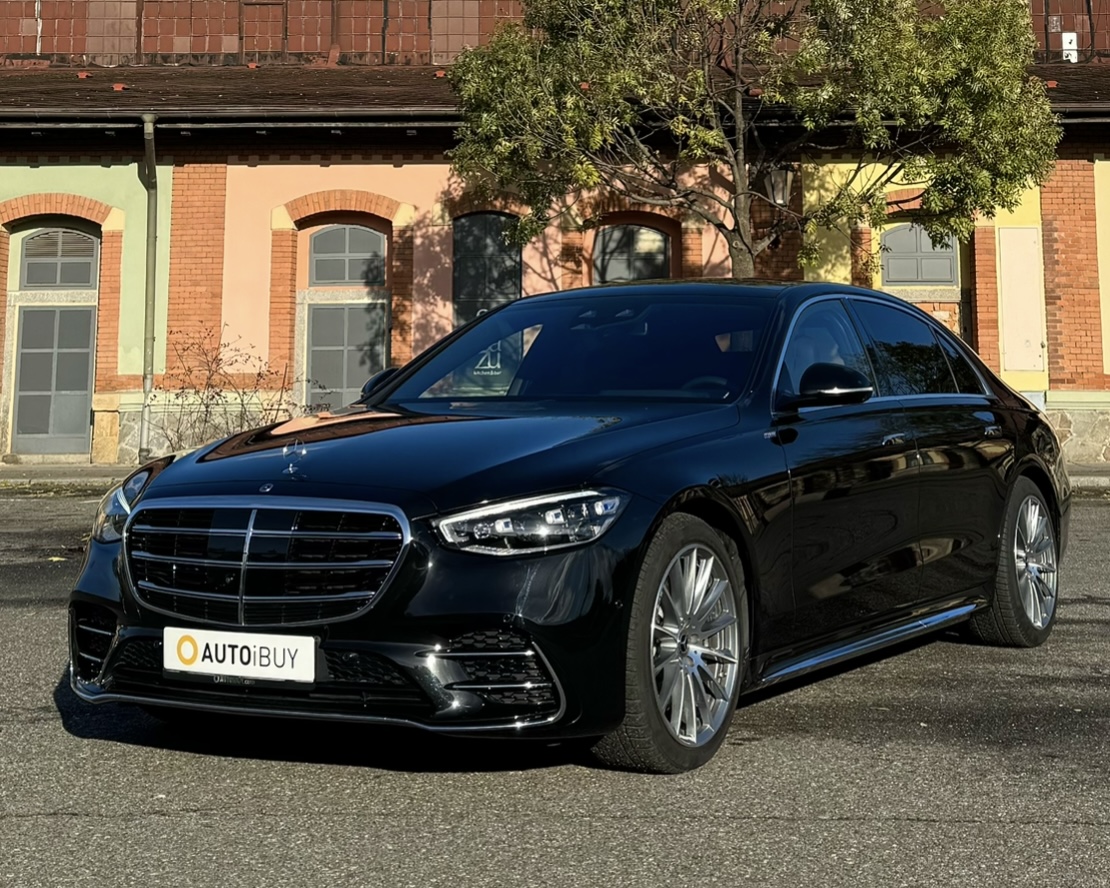Mercedes S 400d 4matic AMG LONG | české ojeté auto | skladem | černá s černou kůží | maximální výbava | VIP sleva | nákup online | AUTOiBUY.com